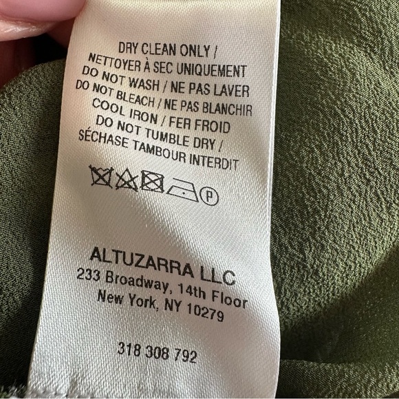 Altuzarra Silk Geometric Design Midi Dress size 44 - Picture 9 of 10